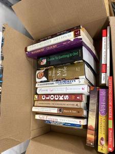 Lot Including Self-Help Books, Memoirs, Fiction & Reference Approx 18