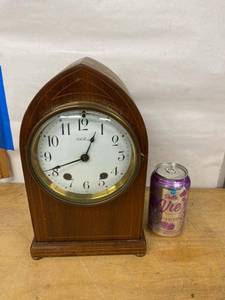 Seth Thomas Antique Cathedral Mantel Clock Wood Case Untested