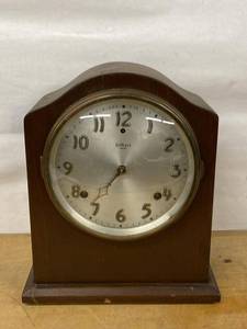 Gilbert 1807 Mantel Clock Vintage Wood Case Mechanical Shelf Clock