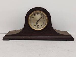 Seth Thomas Tambour Mantel Clock Silent Chime Wood Case Untested