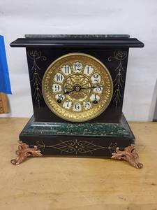Ornate Mantel Clock With S.T. Mark