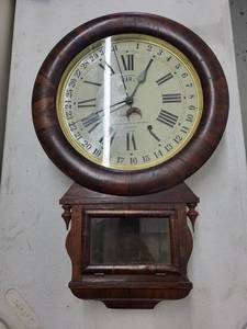 Antique Ansonia Brass & Copper Co. Wall Clock