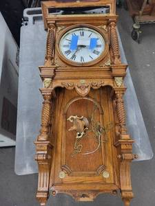 Antique Waterbury Augusta 1876 Wall Clock