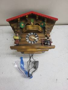 Black Forest Cuckoo Clock With Dancing Dancers