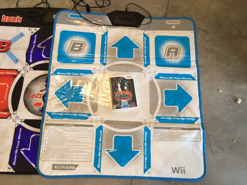 Konami Dance game  3 pads and 1 DVD - appears to still be in good shape