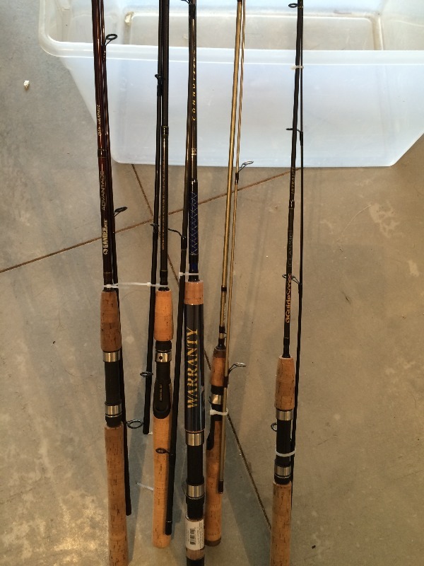 Fishing Poles  Rods - Lot of 5  Like New