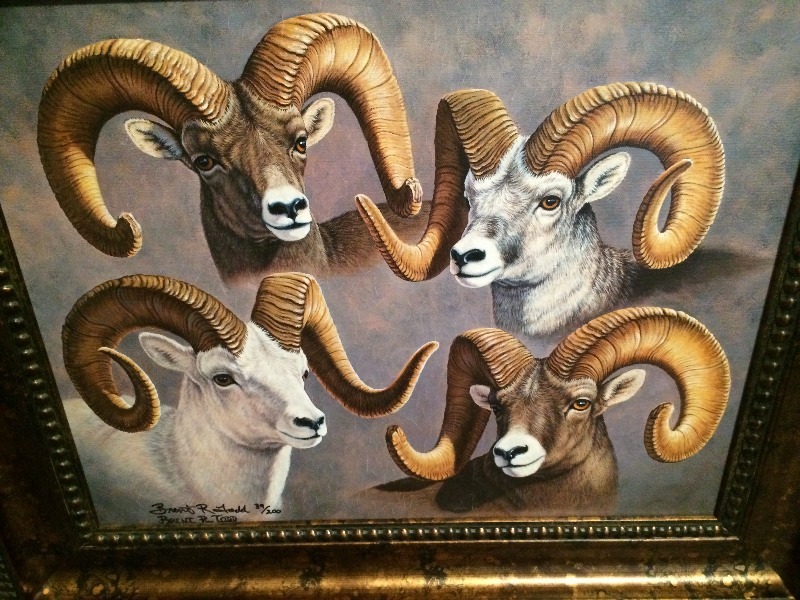 Canvas Painting - SheepRam Art   by Brett R. Todd 39200