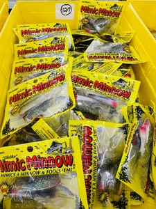 50 pkgs MIMIC MINNOW TAILS - watermelon