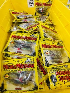 50 pkgs MIMIC MINNOW TAILS - watermelon
