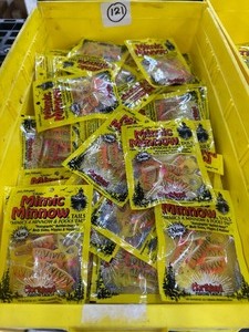 50 pkgs MIMIC MINNOW TAILS - sunset tiger stripe
