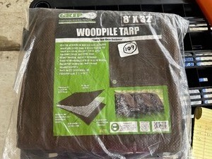 8x 32 WOOD PILE TARP