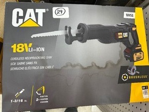 CAT 18V RECIPROCATING SAW KIT - DX52