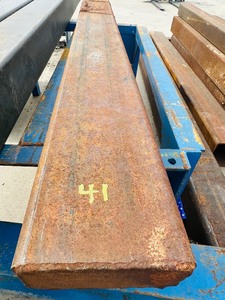 8x4 RECTANGULAR TUBING - Capped on one End - 6 ft long