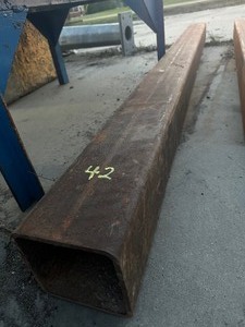 7 SQUARE TUBING - 9 ft  long  (38)