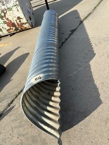 16 CULVERT REMNANT - approx 7 ft usable pipe (10 ft overall )