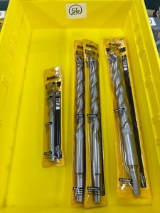 LOT of 4 DEWALT Rock Carbide HAMMER DRILL BITS for Masonry, Concrete, Rock & More