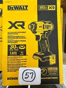 DEWALT - 20V XR 14 IMPACT DRIVER - TOOL ONLY - DCF8458