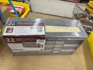 Damaged STACK ON 22-drawer Storage Cabinet