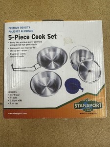 Stansport 5 pc Backpackers Nesting COOK SET