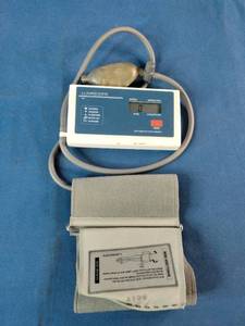 Lumiscope Digitronic 1085M or similar semi-automatic digital blood pressure monitor.
