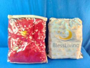 This image shows a BlessLiving brand bedding set