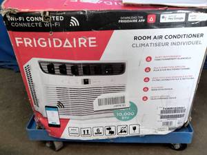 This is a Frigidaire 10,000 BTU window air conditioner.