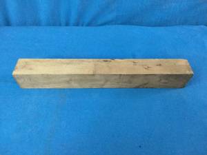 Raw maple wood turning blank