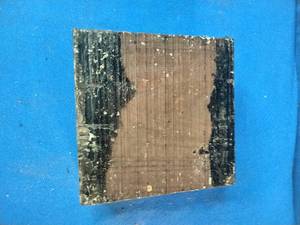 This appears to be a raw piece of Ziricote wood.