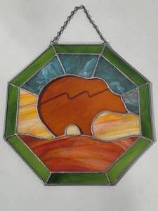 Stained Glass Bear