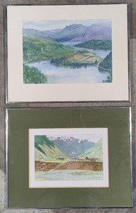 David Ansland Signed Watercolors