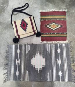 Native American Woven SackRugPlacemat