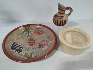 Vintage Colorful Pottery