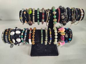 Lot of Beaded Costume Bracelets