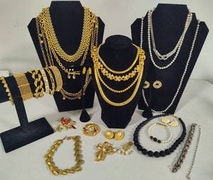 Lot of Napier Stamped Costume Jewelry