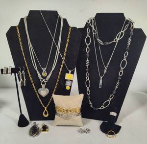 Lot of Stamped Costume Jewelry