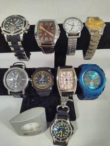 Lot of Assorted Mens Watches Including Geneva, Timex & More