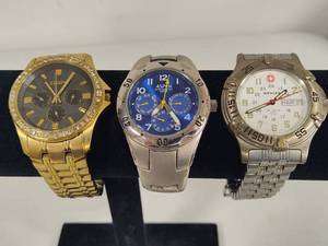 Vintage Elgin, Aspen & Wenger Mens Watches