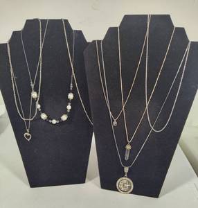 925 Lot of Sterling NecklacesPendants