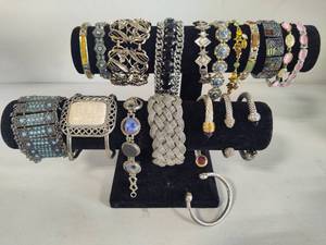 Assortment of Vintage & Designer Look Bracelets