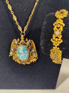 Stunning Florenza Brooch & Bracelet