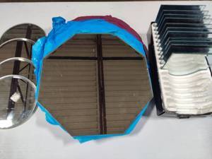Assorted Mirrored Plates