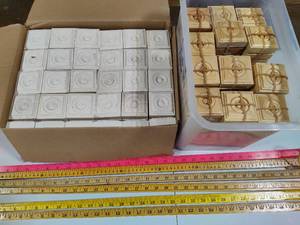 Small Square MDF Rosettes & Yardsticks