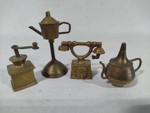 Assortment of Brass Miniatures