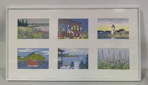 Anne Kilham Framed Postcard Series