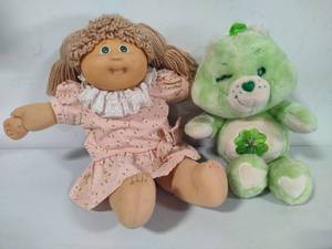 Vintage Cabbage Patch Doll & Care Bear