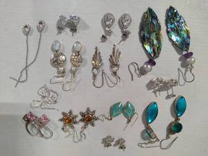 Lot of 925Sterling Silver Earrings