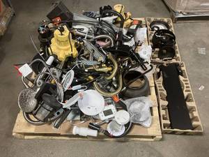 Massive Pallet of Brand Name Misc Faucets, Showers, Fixtures, Towel Bars, Bathroom Fans, Ceiling Fans, Lights, and More Parts Only (Great for eBay Sellers)
