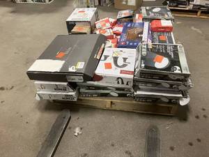 Massive Pallet of Brand Name Misc Faucets, Showers, Fixtures, Towel Bars, Bathroom Fans, Ceiling Fans, Lights, and More Parts Only (Great for eBay Sellers)