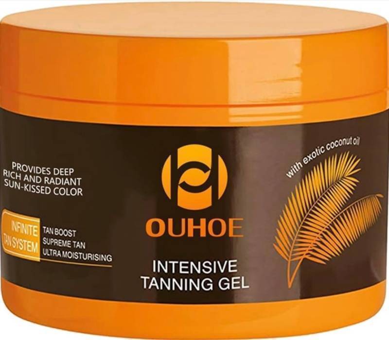 OUHOE Intensive Tanning Gel Jars, 2 Total - Brand New