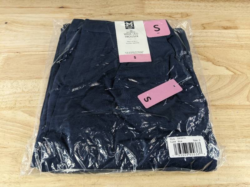 Members Mark Womens Wide Leg Trousers - Size Small - Brand New